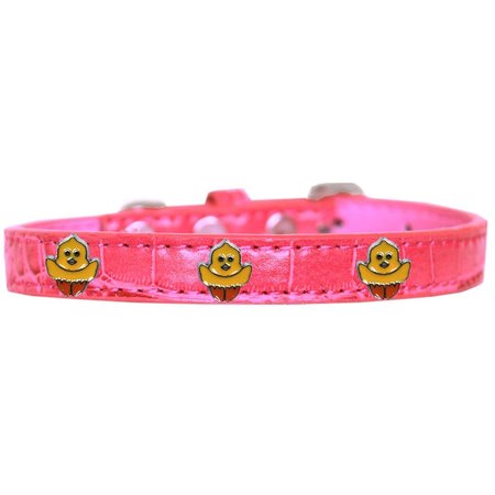 PET PAL Chickadee Widget Croc Dog CollarBright Pink Size 16 PE767468